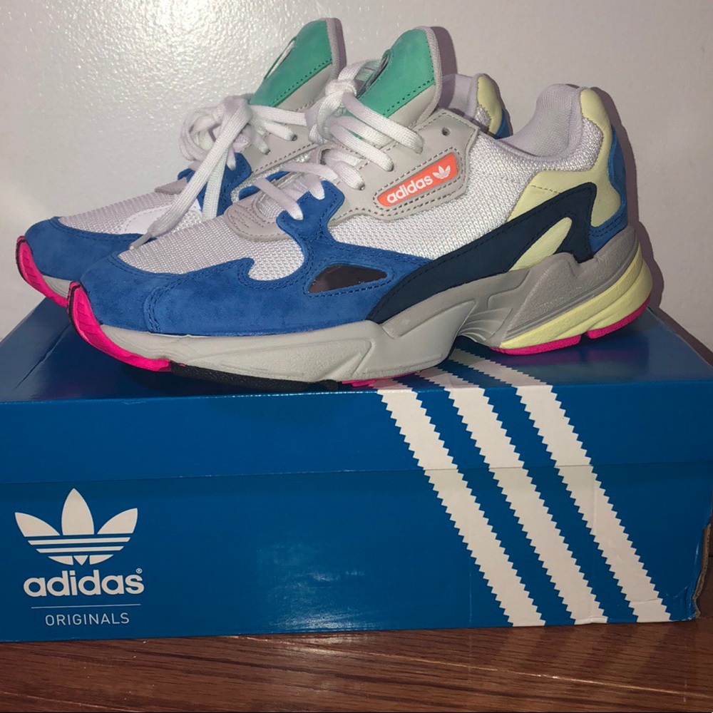 Adidas Falcon White Blue (W)